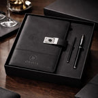 Fingerprint Lock Smart Notebook with Wireless Charger & Power Bank