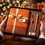 Fingerprint Lock Smart Notebook with Wireless Charger & Power Bank