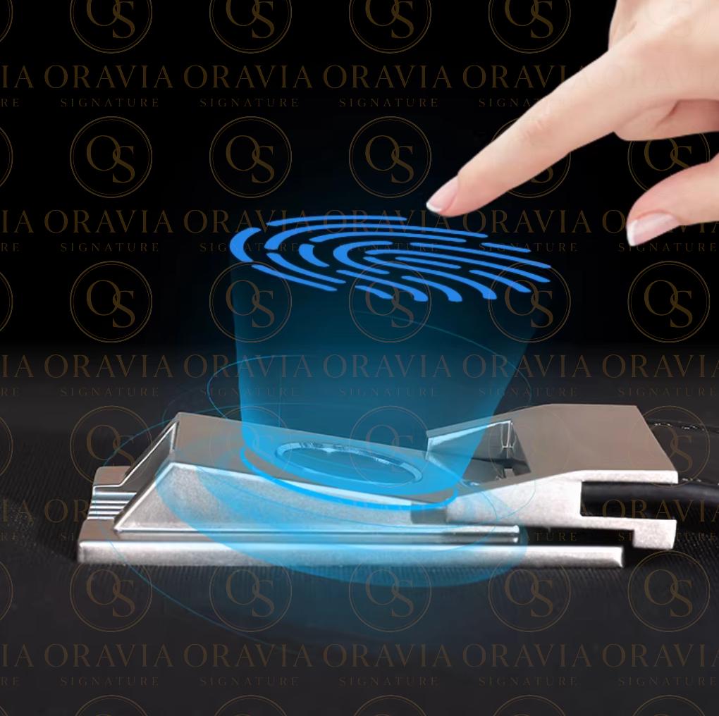 Fingerprint Lock Smart Notebook with Wireless Charger & Power Bank