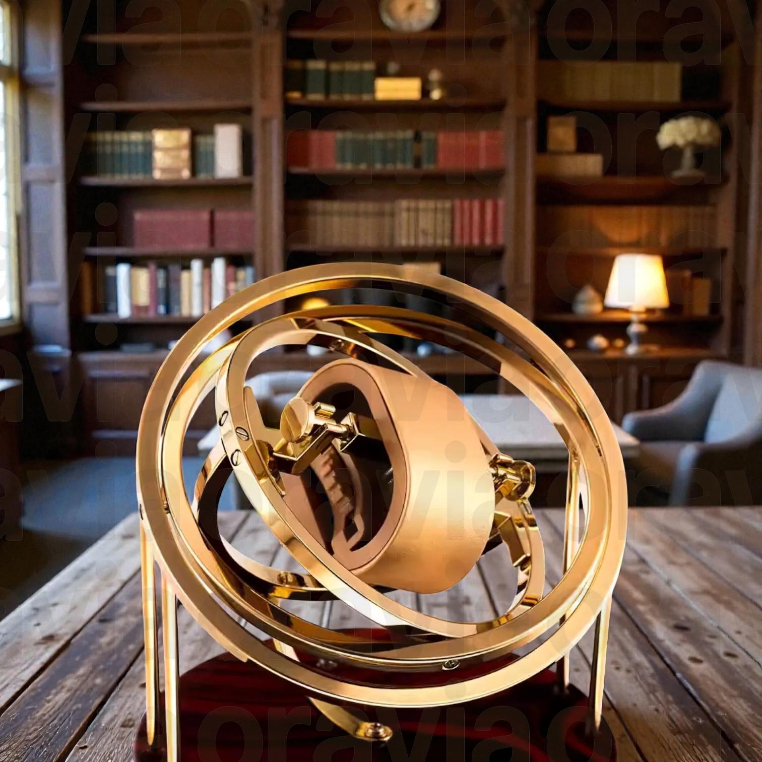 Single watch winder display for desk or office