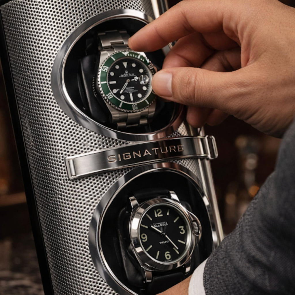 watch winder Signature' watch winder.