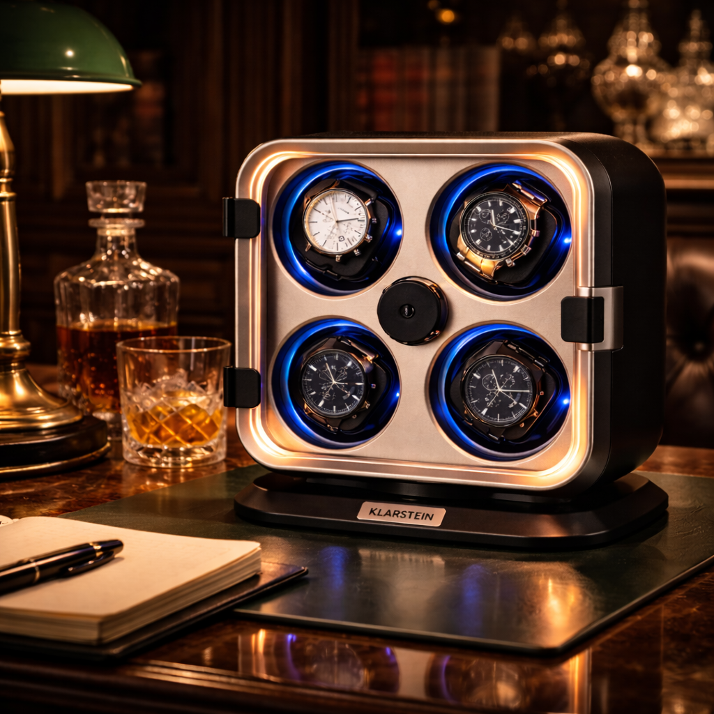 Watch winder with four watches