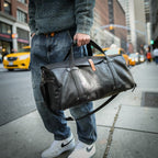 leather gym bag mens premium design